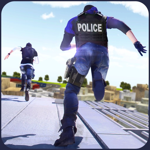 Rooftop Criminal Run to Escape City Police Chase– Gangster Shooting and Stunt Game Icon