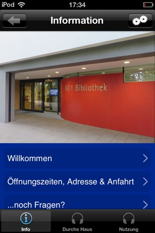 Pädagogische Hochschule Freiburg  Bibliothek screenshot 2