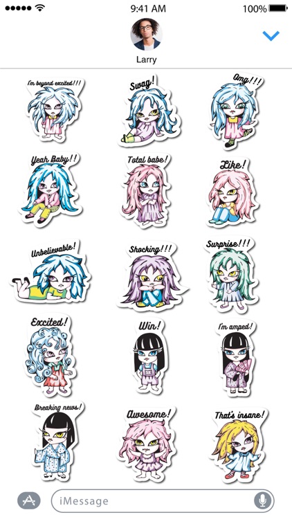 Anime Girl Stickers