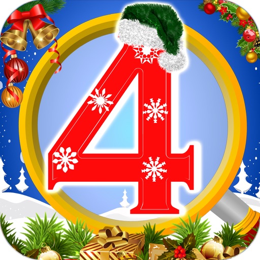 Free Hidden Objects:Christmas Hidden Numbers Icon