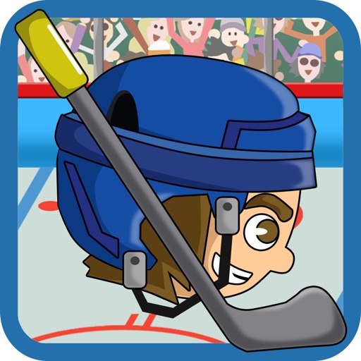 Stick-man Hockey Star Skater Fight-ing Icon