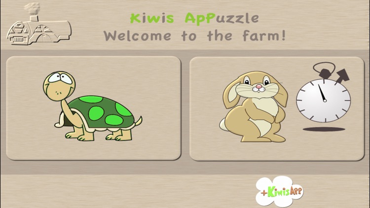 Kiwis Puzzle-Welcome to the farm !