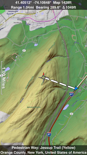 Scenic Map Eastern USA