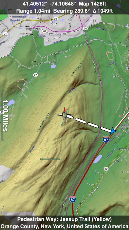 Scenic Map Eastern USA screenshot-0