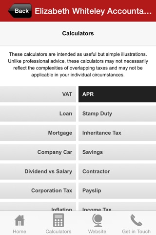 Elizabeth Whiteley Accountancy screenshot 3