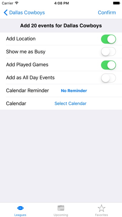 Sports Calendar App screenshot-4