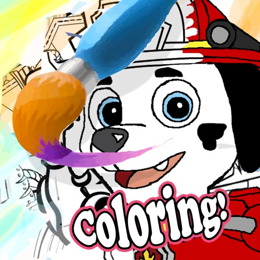 Puppycolors game paint for kids pic free to play Icon