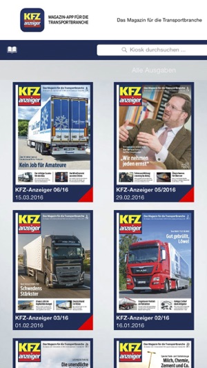 KFZ-Anzeiger - Das Magazin für die Trans