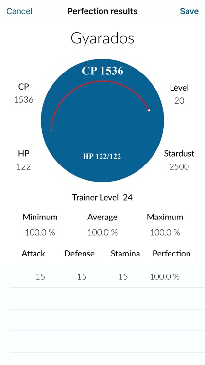 IV Calculator (Image Recognition) for PokémonGO