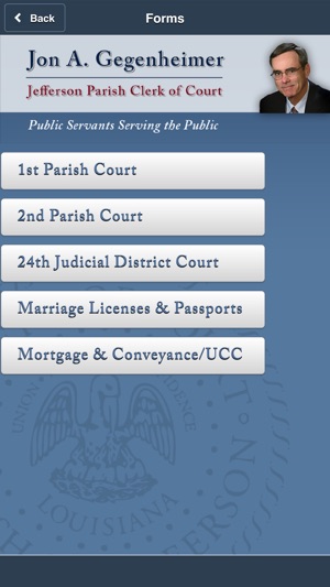 Jefferson Parish Clerk of Court Legal Toolbox(圖3)-速報App