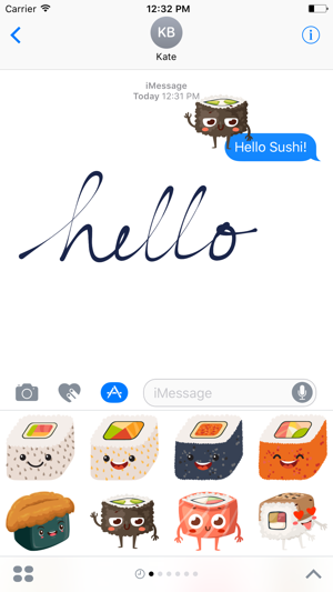 Sushi Stickers for iMessage #5(圖2)-速報App