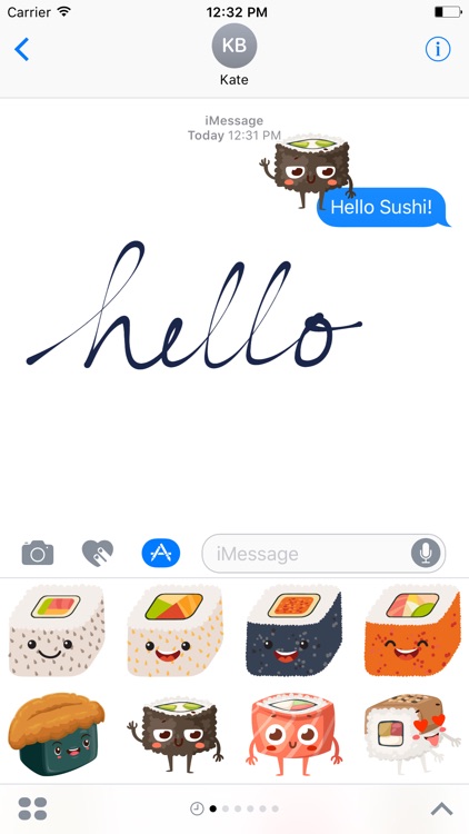 Sushi Stickers for iMessage #5