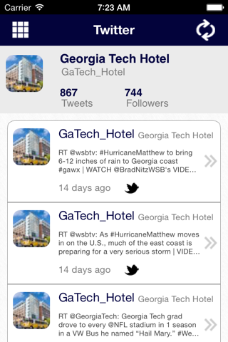 Georgia Tech Hotel & CC screenshot 3