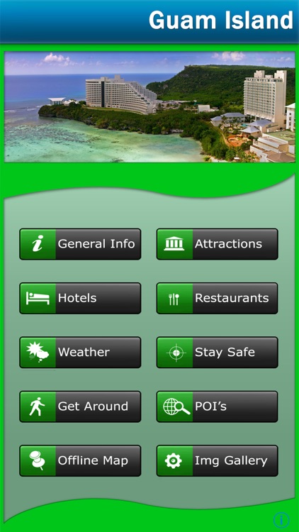 Guam Island Offline Map Travel Guide
