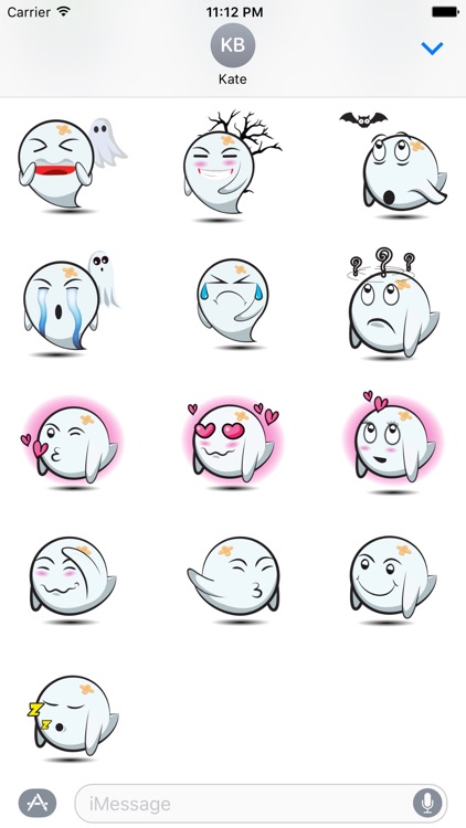 Cute Halloween Ghost - Sticker Pack for iMessage