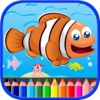 Sea Animals Coloring Book For Kids Toddlers