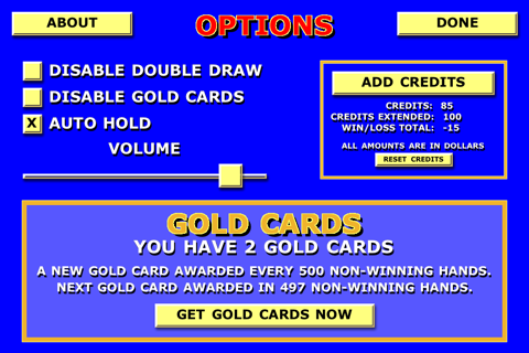 Double Draw Video Poker screenshot 3