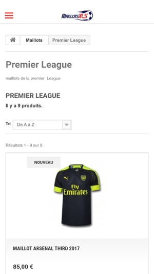 Maillots XLS