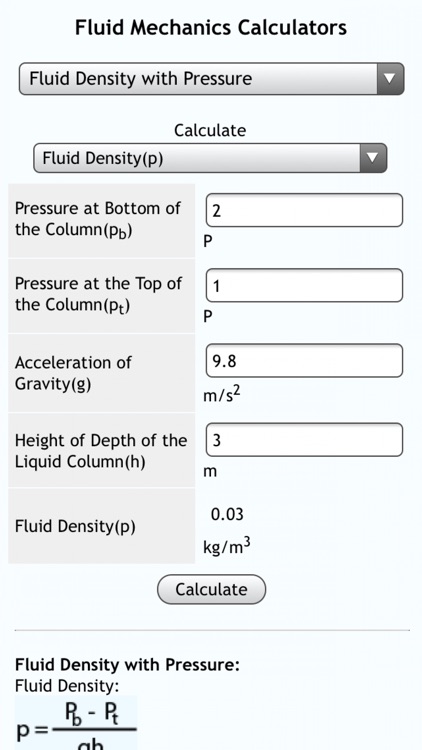 Fluid Mechanics I