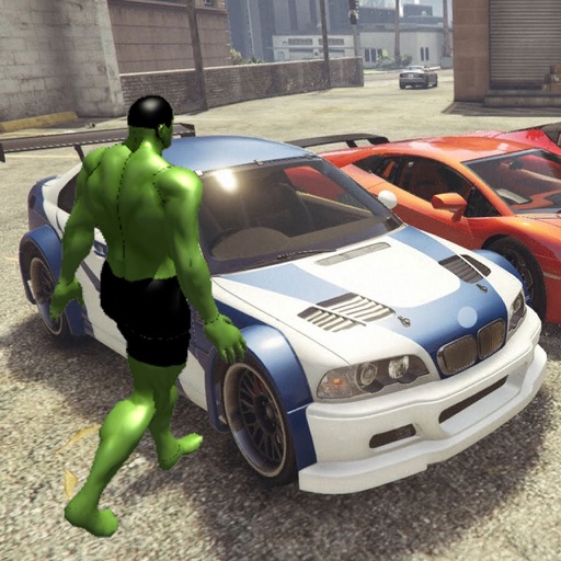 Real Super Hero City Driving 3D for Hulk icon