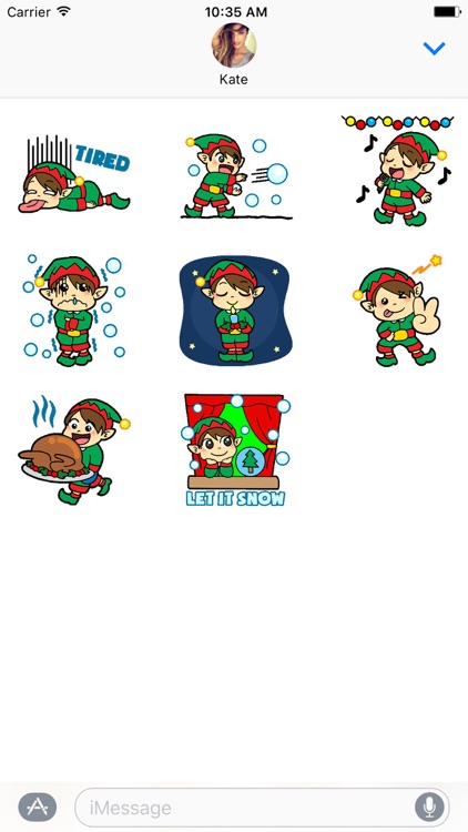 Funny Love Xmas Stickers screenshot-3