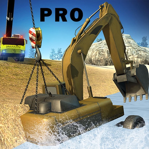 Stuck Excavator: Crane Rescue Pro Icon