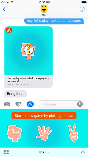 Rock Paper Scissors Game for iMessage(圖2)-速報App