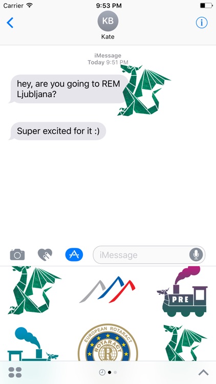 REM Ljubljana Stickers