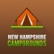 Where are the best places to go camping in New Hampshire