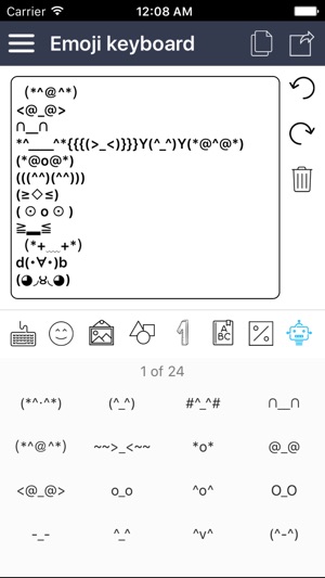 Emoij Keyboard for message,chat - Emotion,Unicode