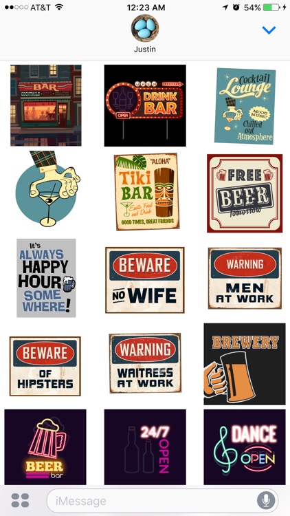 Bar Stickers