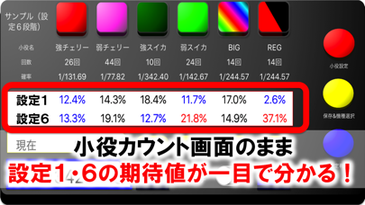 プロ専用 設定判別小役カウンター Iphoneアプリ アプステ