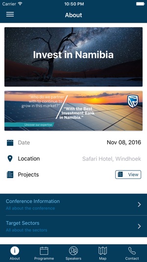 Invest in Namibia Conference 2016(圖1)-速報App