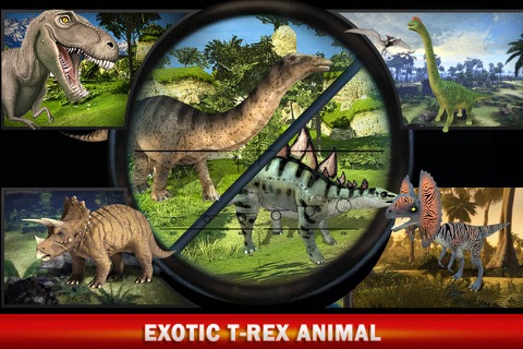 T-Rex Hunting Season 2016:Dino Hunter Survival Mission in Jurassic Island screenshot 3