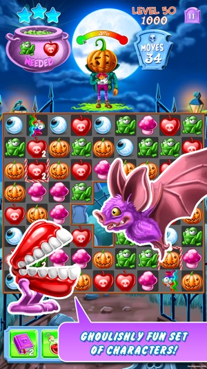 Creepy Crawly Kingdom - A Wicked Match 3 Puzzle(圖3)-速報App