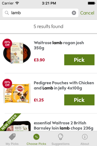 Waitrose Pick Your Own Offers screenshot 2