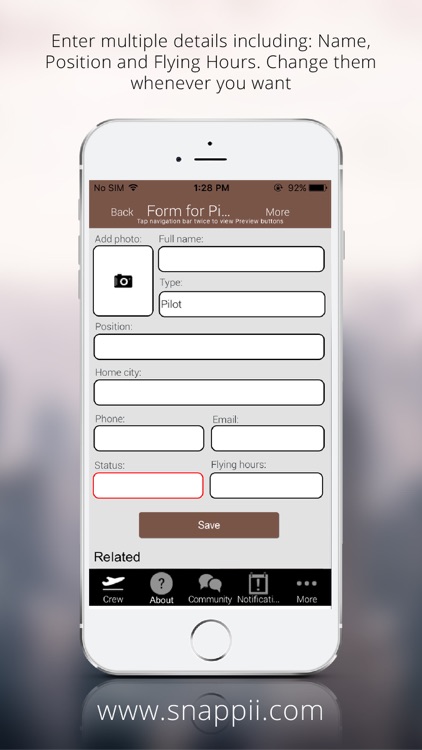 Crew Coordinator App