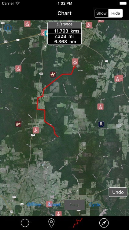 Davy Crockett National Forest – Offline Navigator