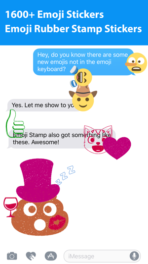 Emoji Stamp Ink Stamp Emoji Sticker For Imessage On The App Store