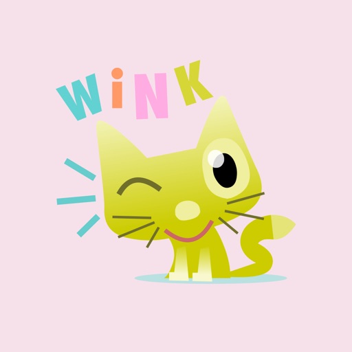 Kitty Winks Sticker Pack iOS App