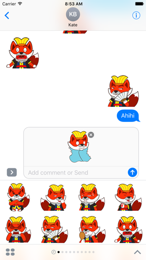 Fox devil emojis - Fx Sticker(圖3)-速報App