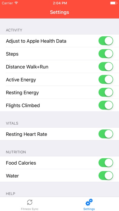Fitness Sync for Fitb... screenshot1