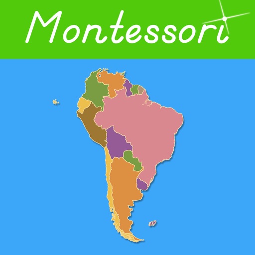 South America - Montessori Geography iOS App
