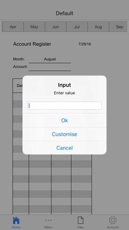 Account Register screenshot-3