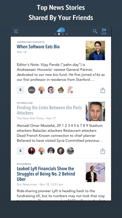 Nuzzel: News & Newsletters for Busy Professionals screenshot-0