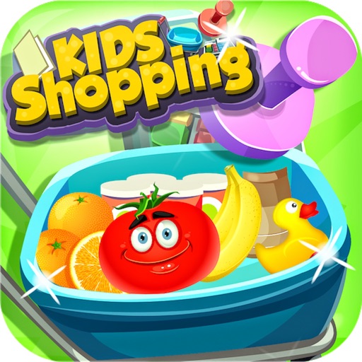 A grocery Store & Cash Register game Free Kids Icon