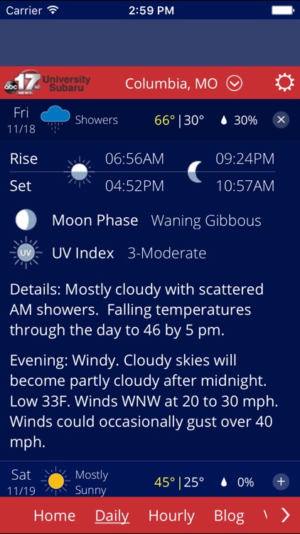 ABC 17 Stormtrack Weather App