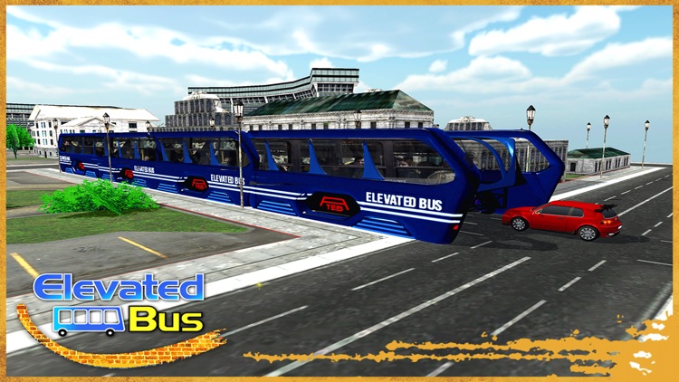 China City Transit Elevated Bus Simulator 3D: 2017 screenshot-4