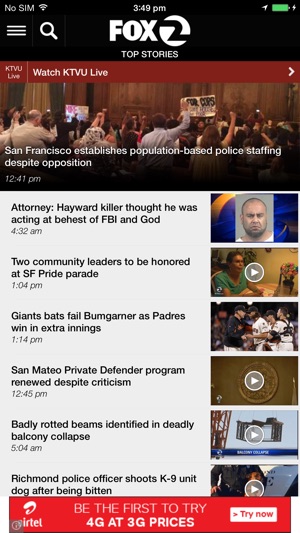 KTVU News for iPad(圖2)-速報App