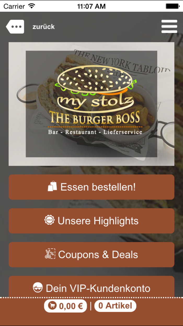 My Stolz Burger Boss